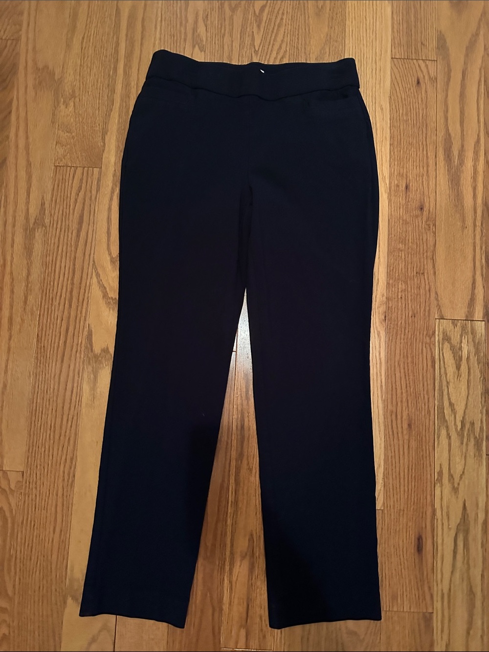 croft & barrow Dark Navy Straight-Leg Pull-On Trousers